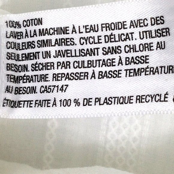 Merona Sheer White Long Peasant Blouse | SP - Picture 7 of 7